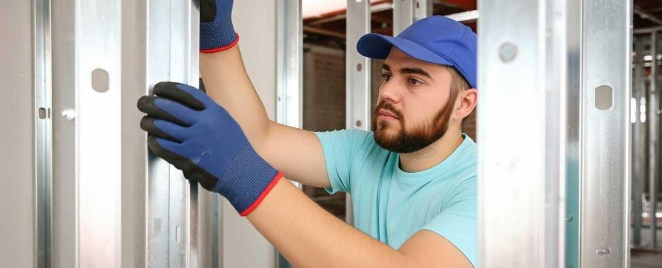 Instalación de tabiques drywall