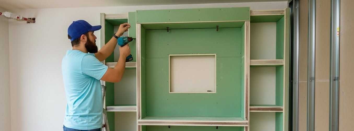 Estanterías en drywall