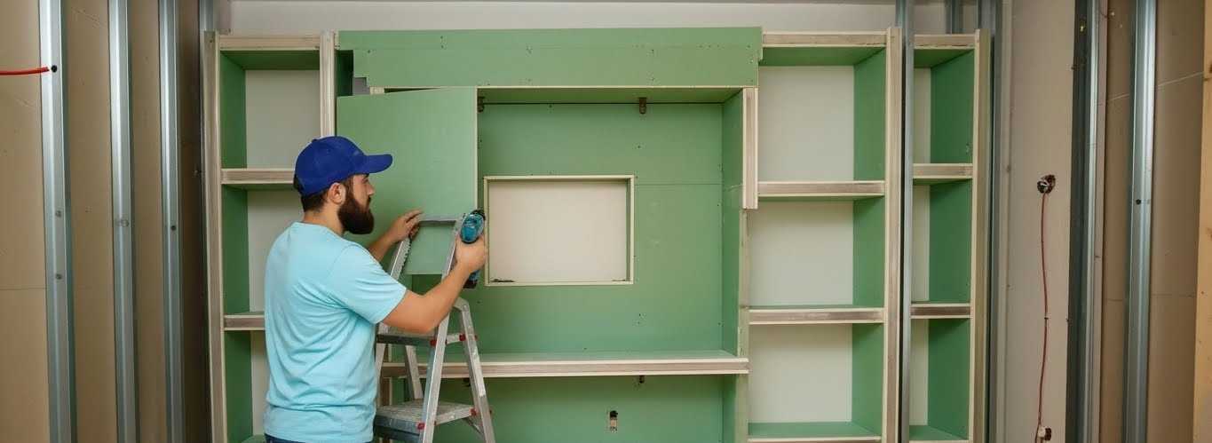 Vanitory de baño en drywall